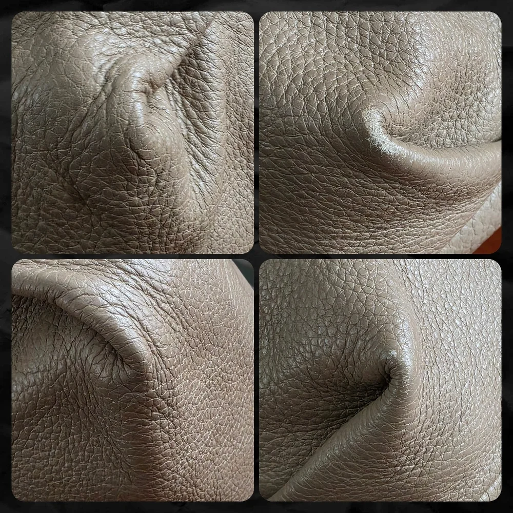 Michael Kors Austin Hobo Taupe Tan Pebbled Leather Shoulder Bag